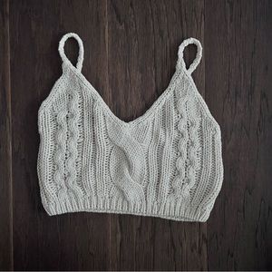New Intimately Crop Knit Sweater